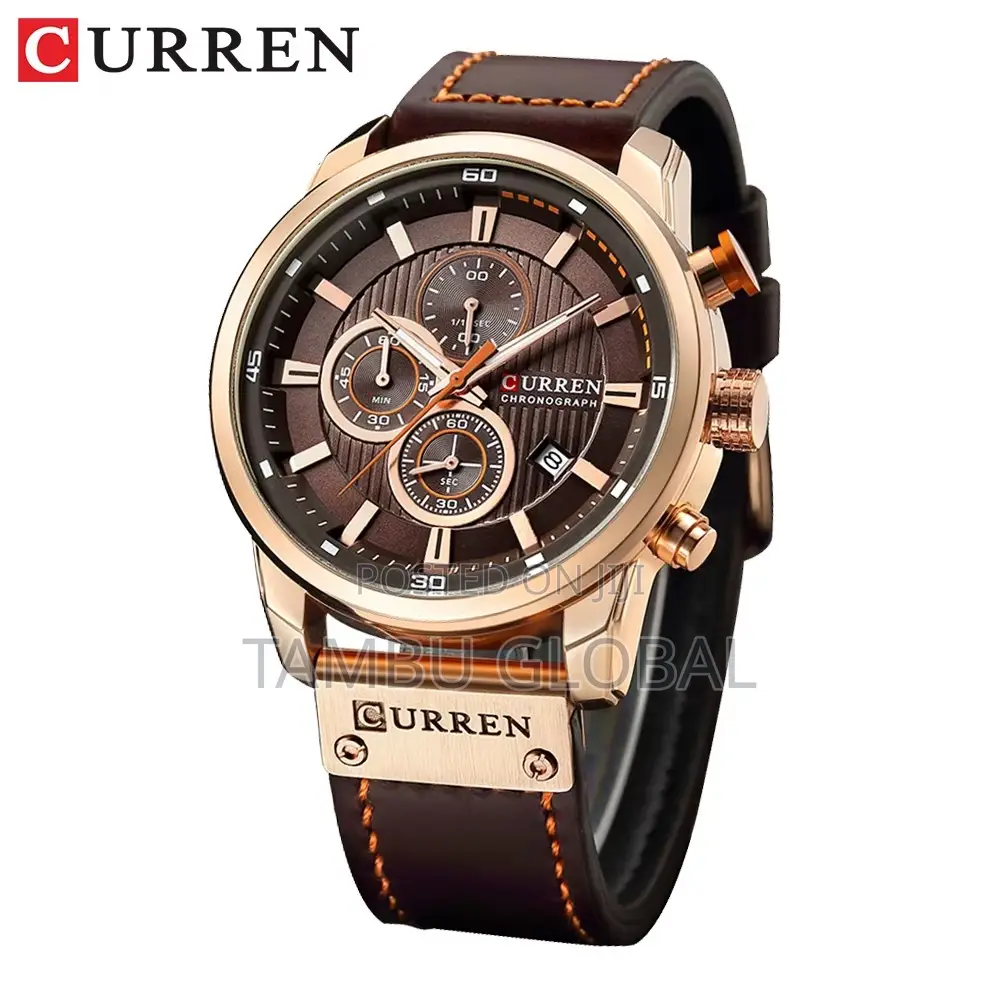 Curren Men’S Chronograph Leather Watch — Sturdy, Stylish, Original