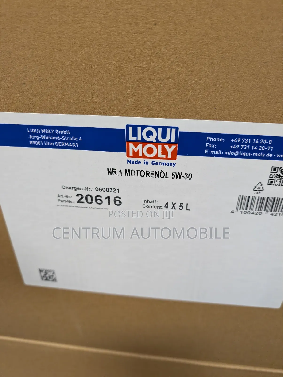 Liqui Moly Engine Oil 5w30