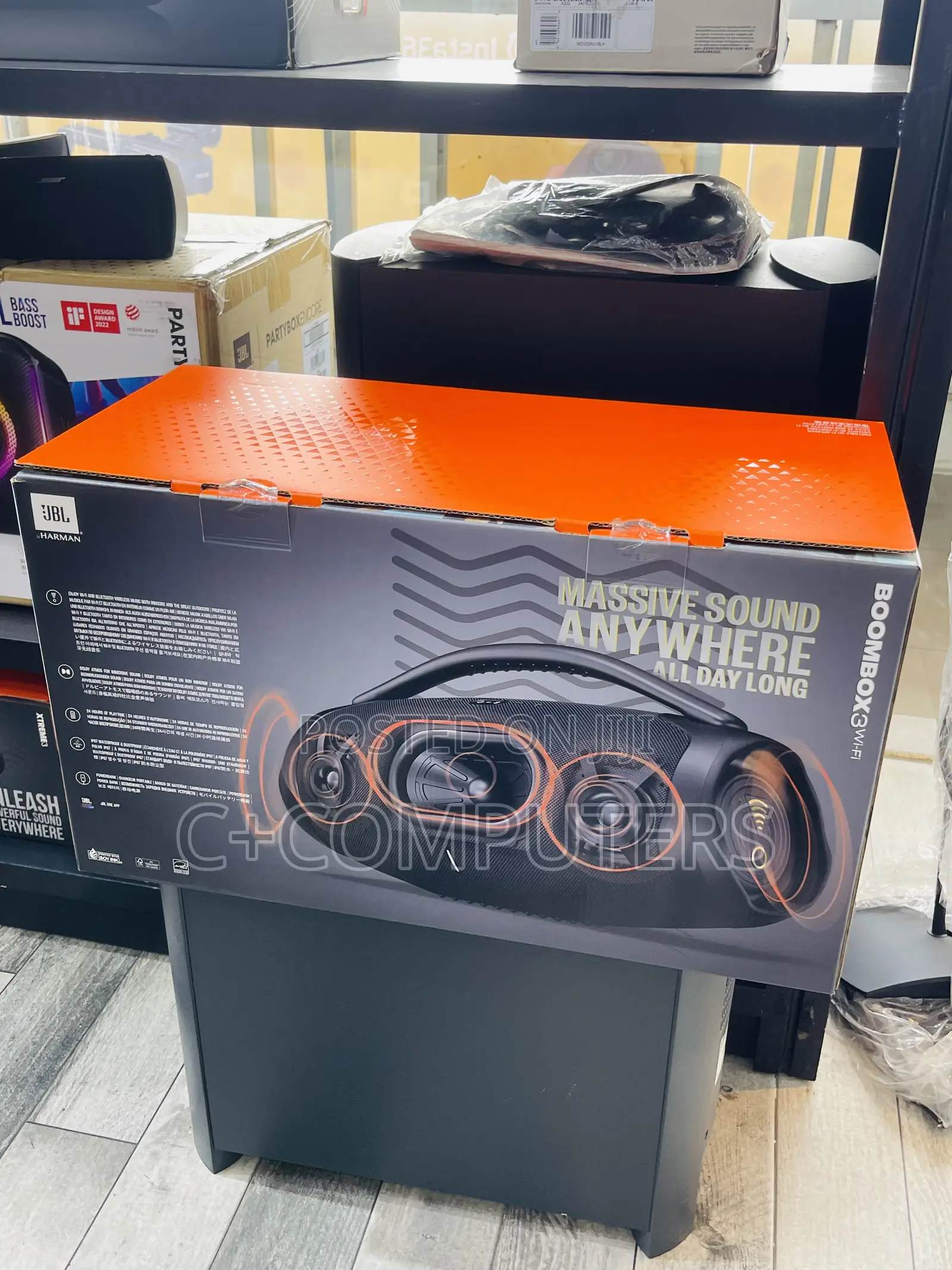 JBL Boombox 3 Wi-Fi Powerful Portable Original Speaker
