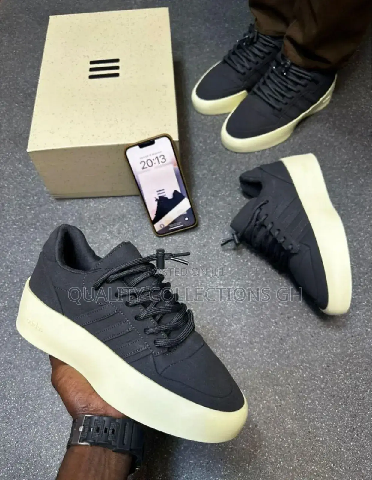Adidas Fear of God Black and White