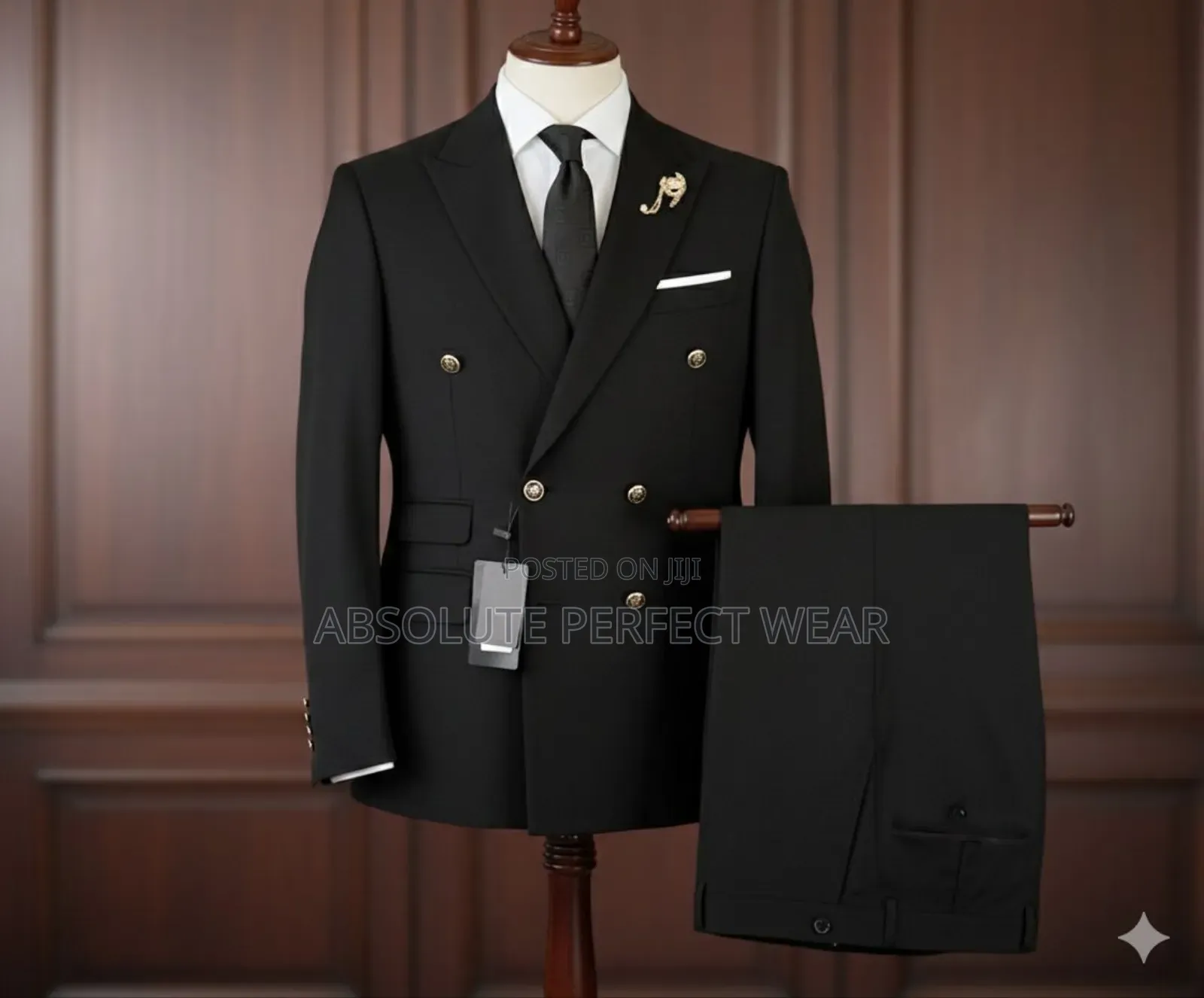 Breasted Suit for Men Available