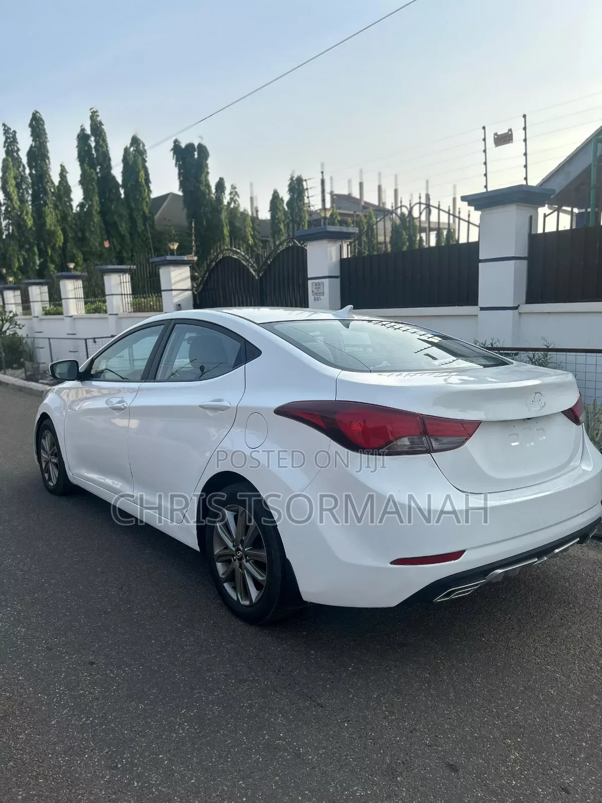 Hyundai Elantra Limited 4dr Sedan (1.8L 4cyl 6A) 2014 White