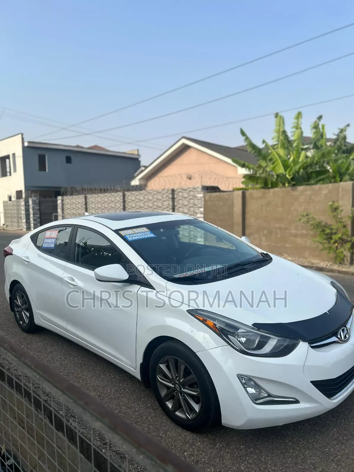 Hyundai Elantra Limited 4dr Sedan (1.8L 4cyl 6A) 2014 White