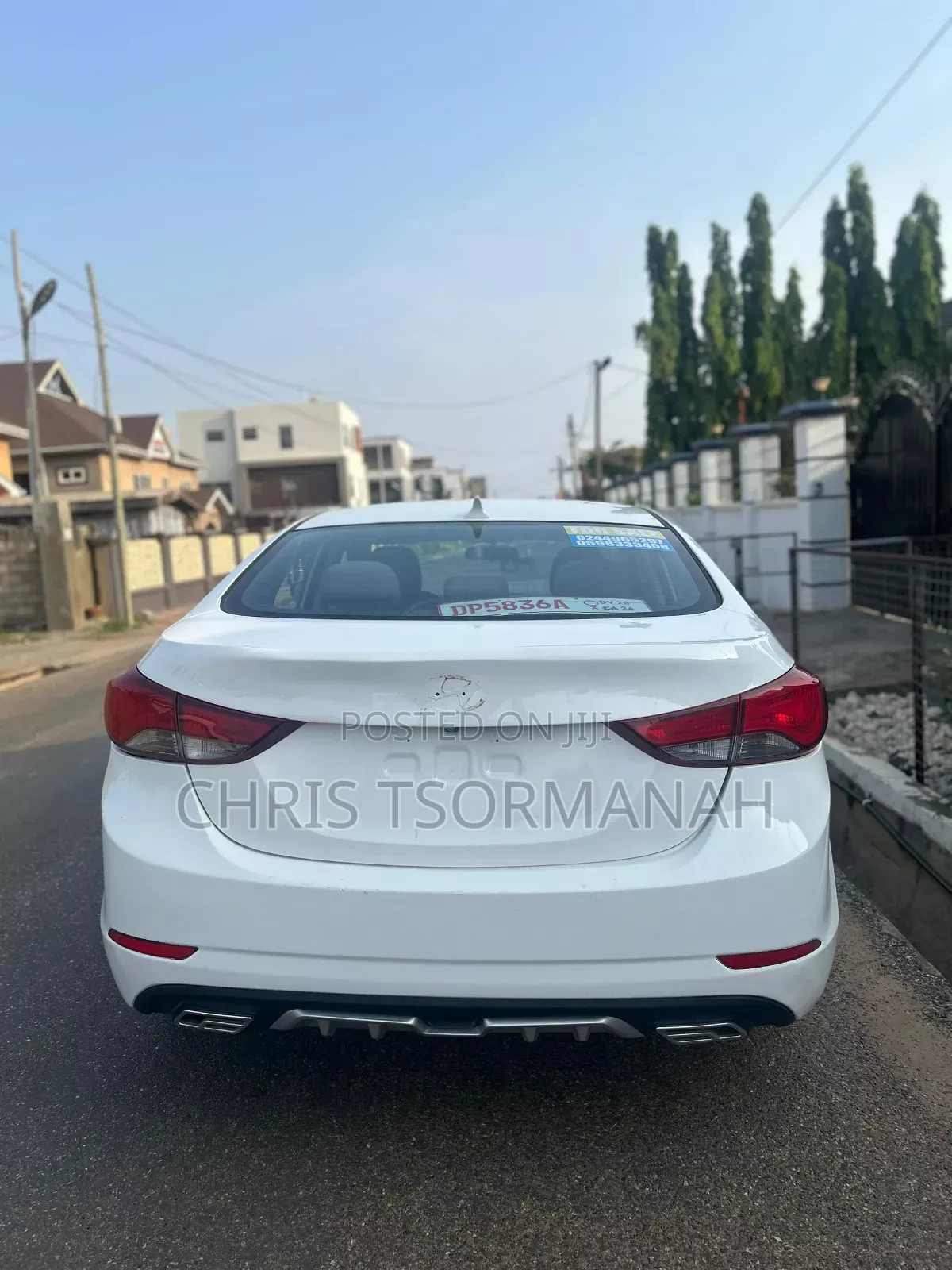 Hyundai Elantra Limited 4dr Sedan (1.8L 4cyl 6A) 2014 White