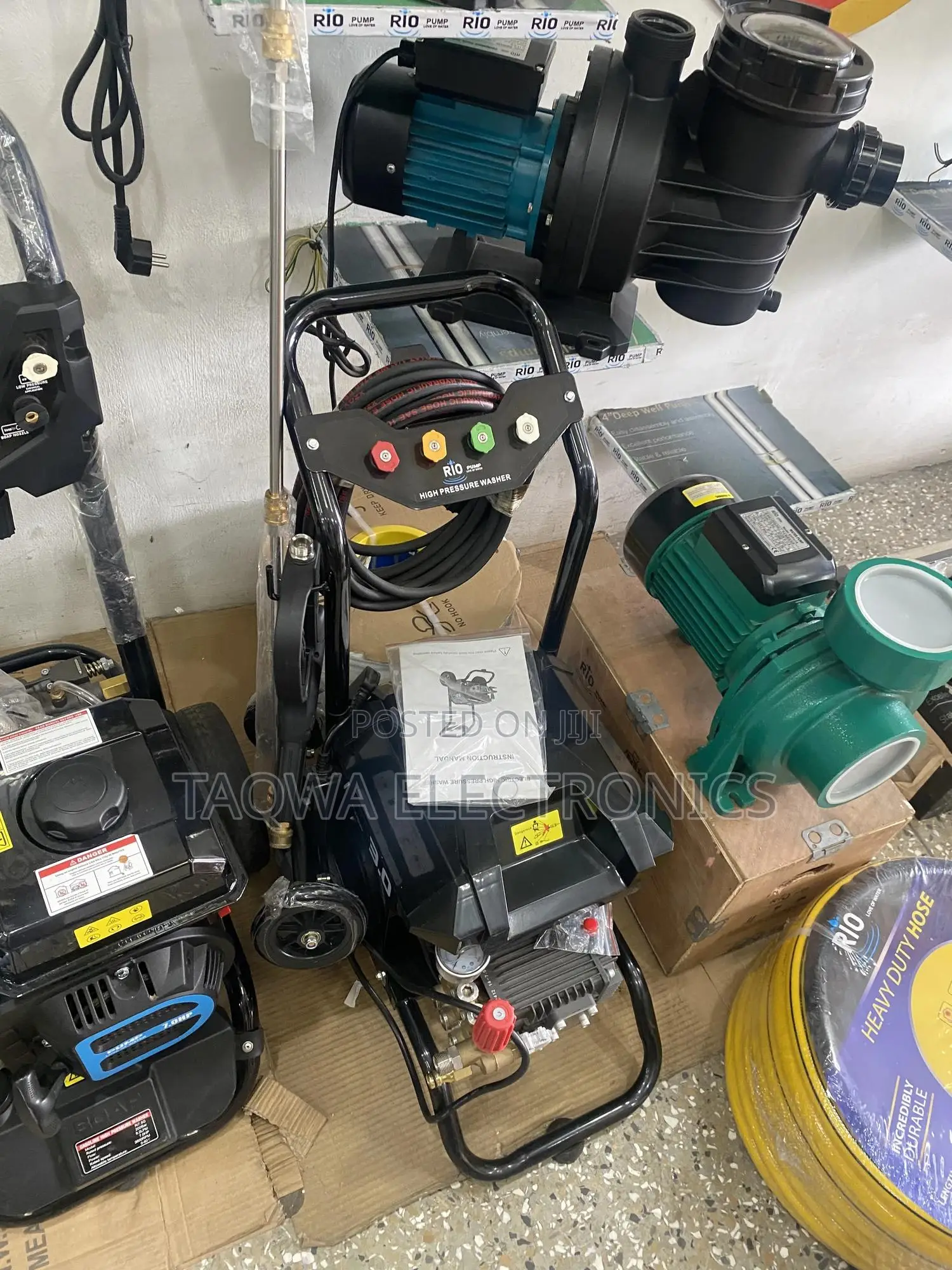 200 Bar Rated Pressure Rio 7.0hp Car Washing Machine