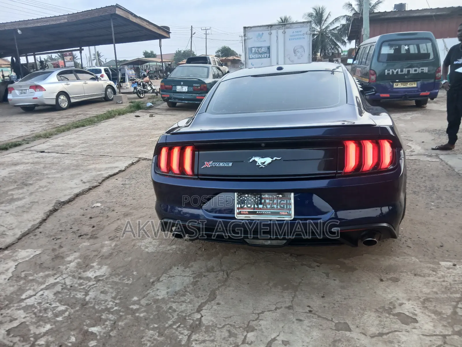 Ford Mustang EcoBoost Premium Fastback 2018 Blue