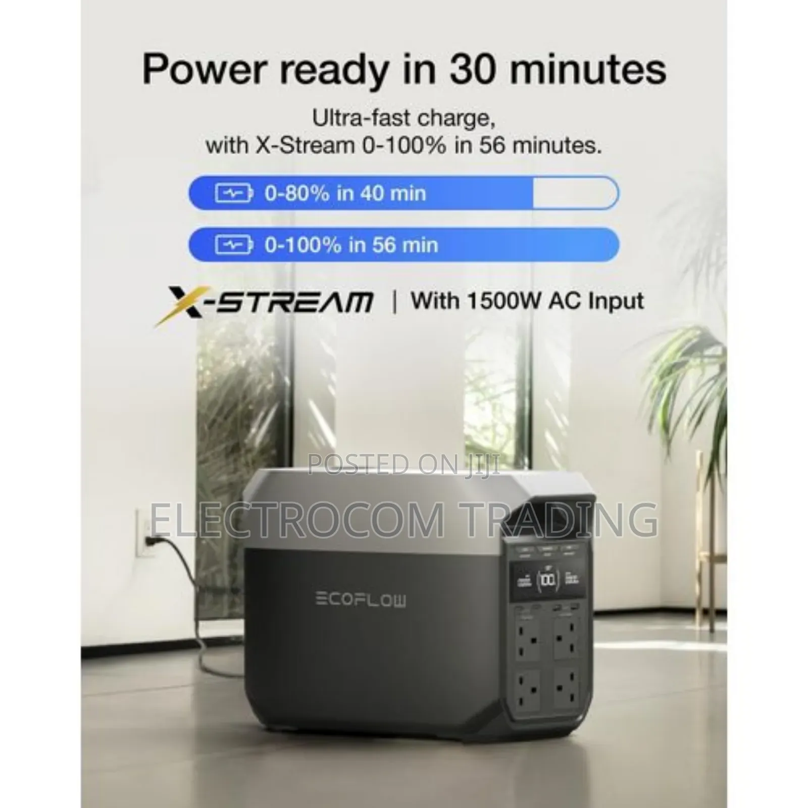 Ecoflow Delta 3, 1800w, 1024whr Power Station