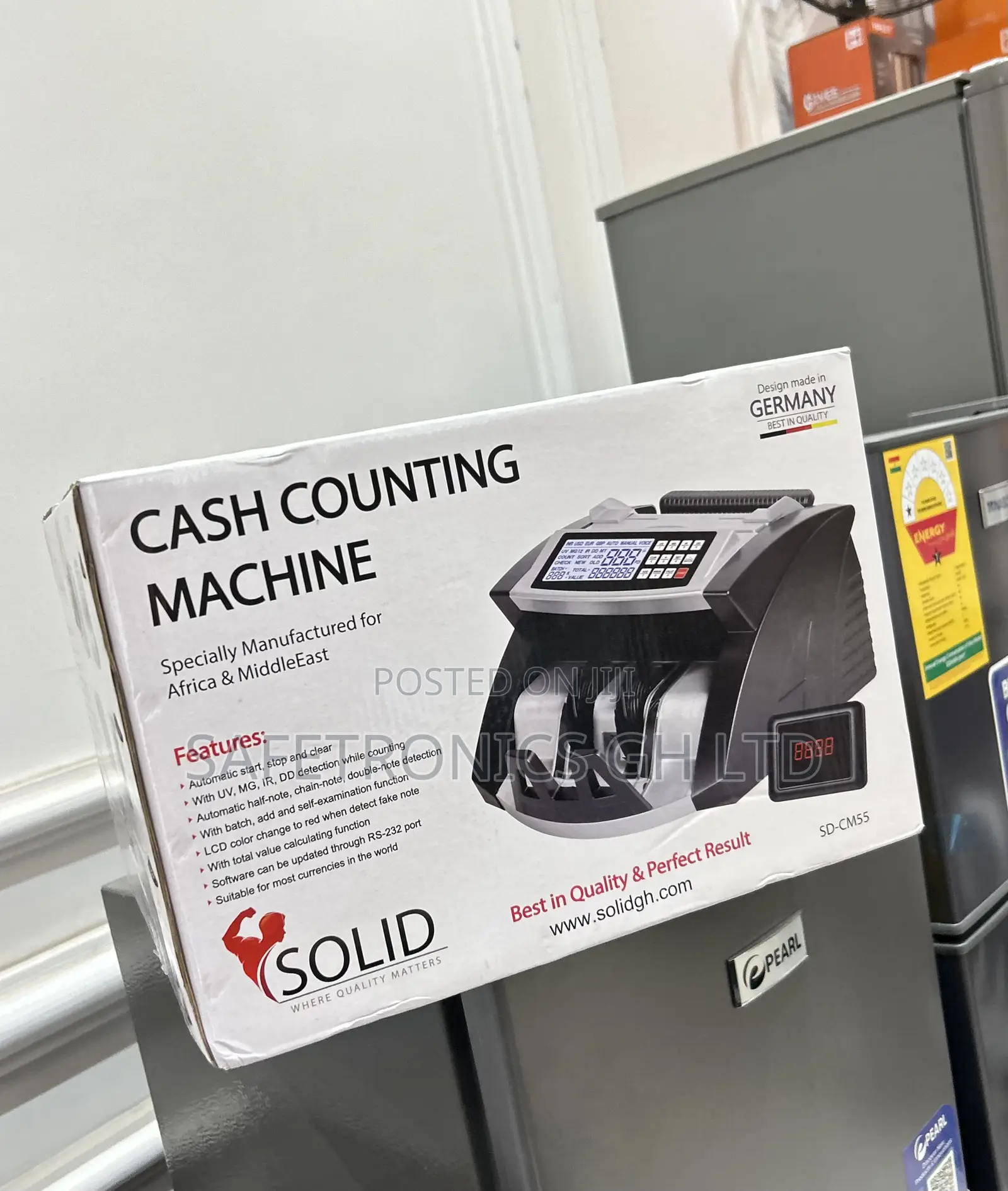 Super Original Soild Cash Counting Machine Black (Sd-Cm55)