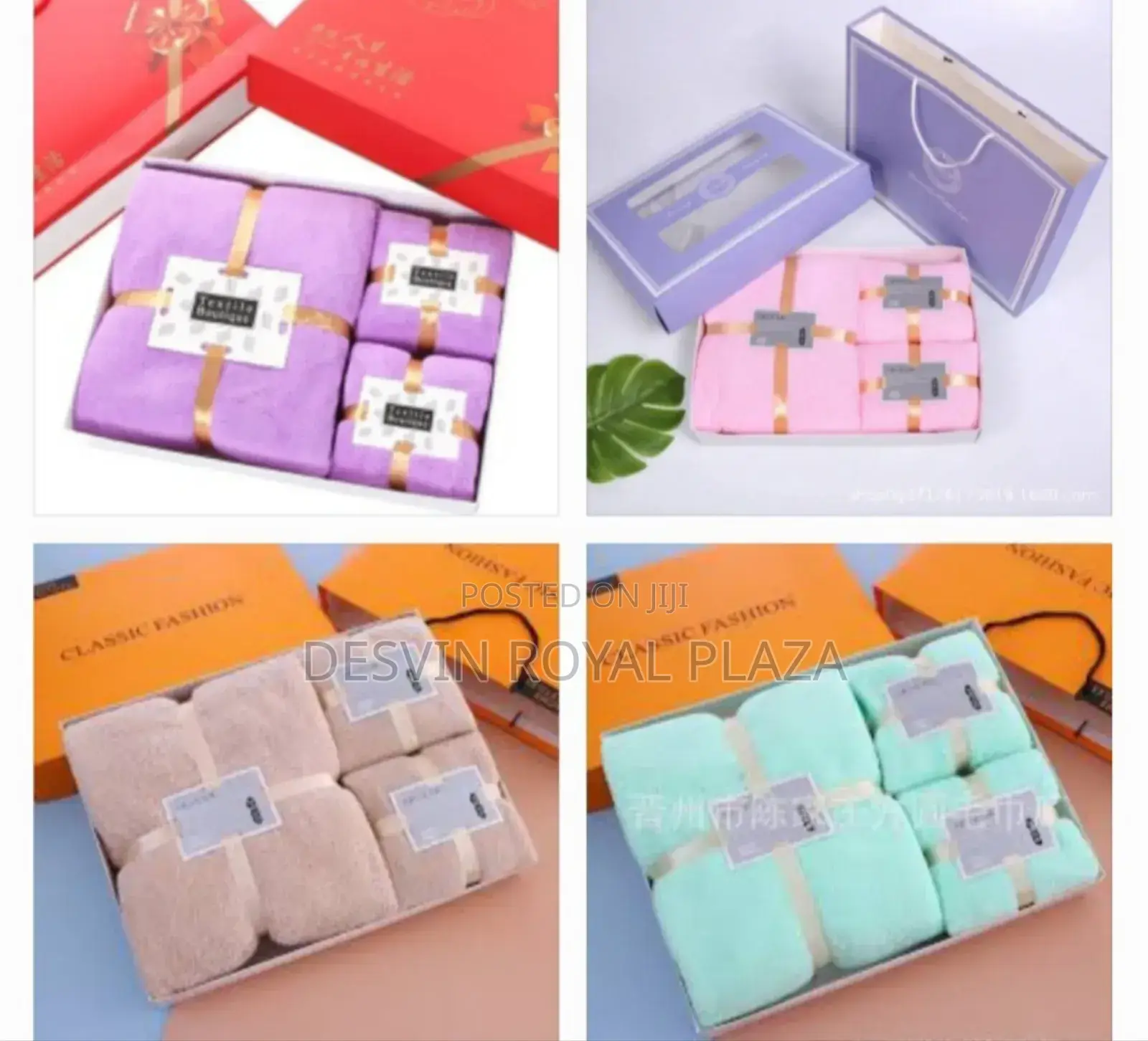 3 in 1 Luxury Towel Gift Set