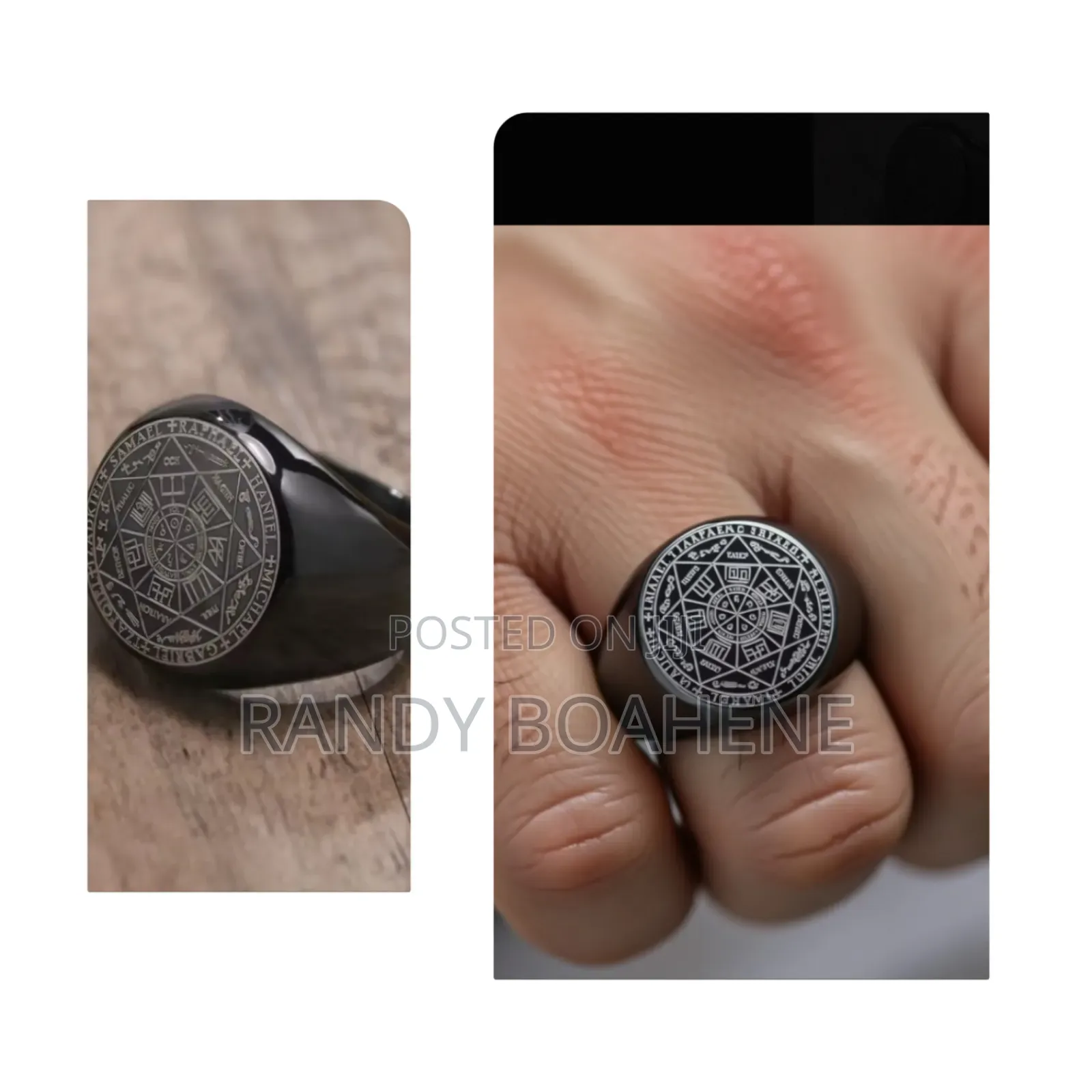 Seven Seals of Angels Ring