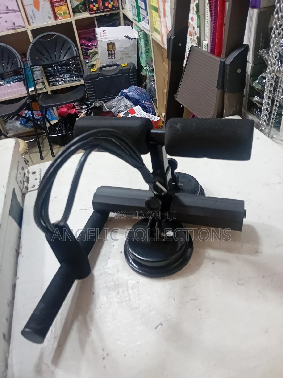 Sit Up Bar With Resistance Band