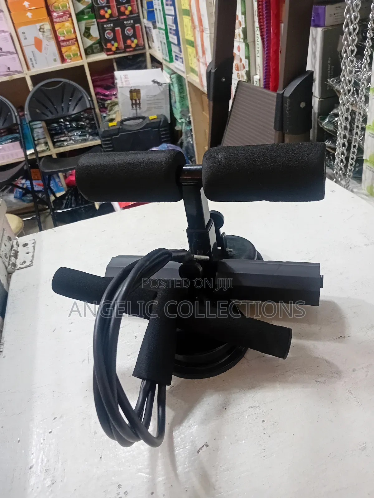 Sit Up Bar With Resistance Band