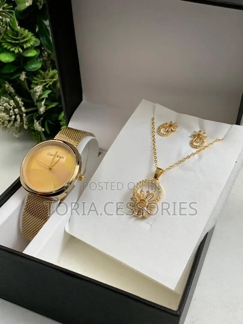 Necklace With Watch Set