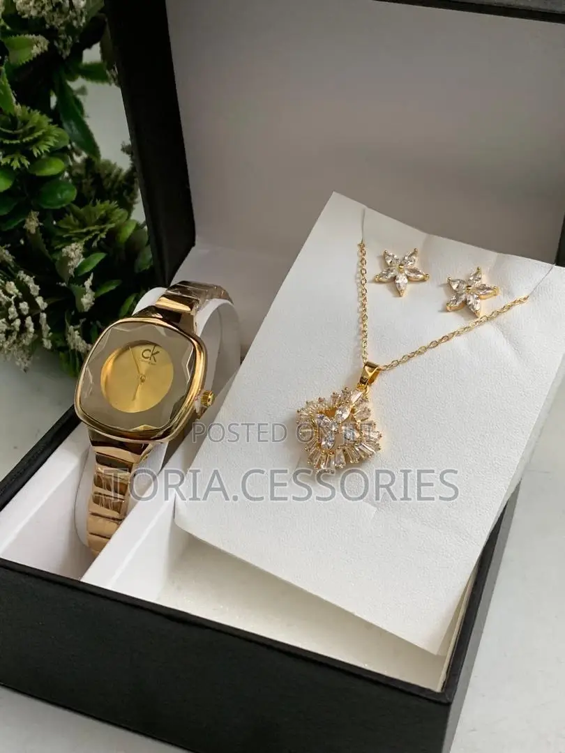 Necklace With Watch Set