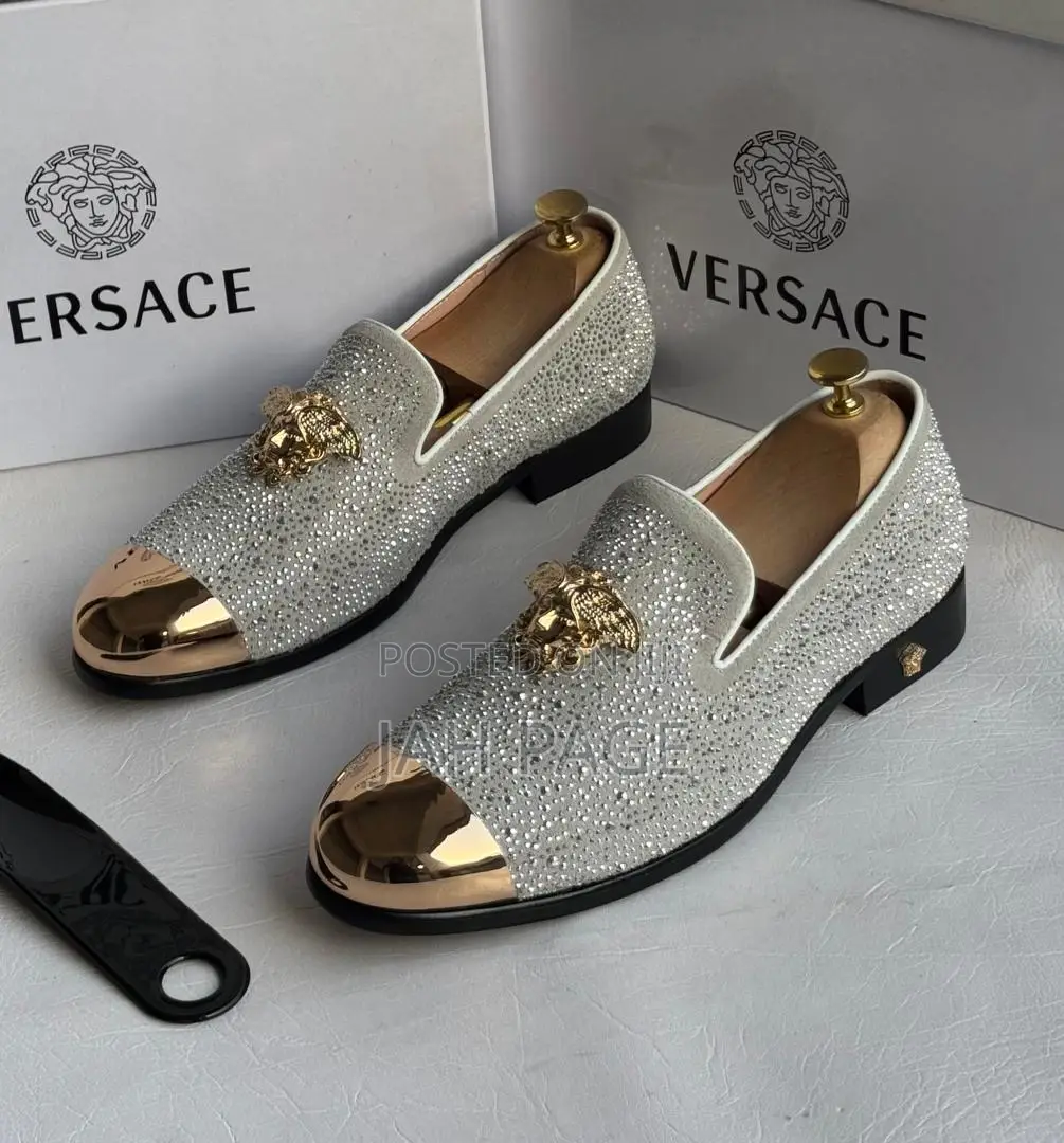 Formal Classic Versace Design Shoe for Men Available in Sizes