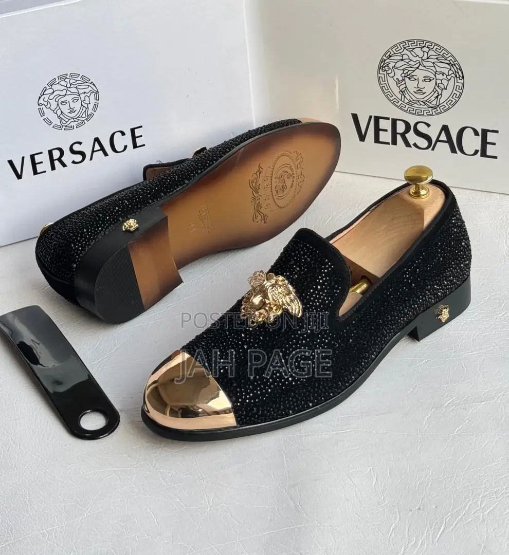 Formal Classic Versace Design Shoe for Men Available in Sizes