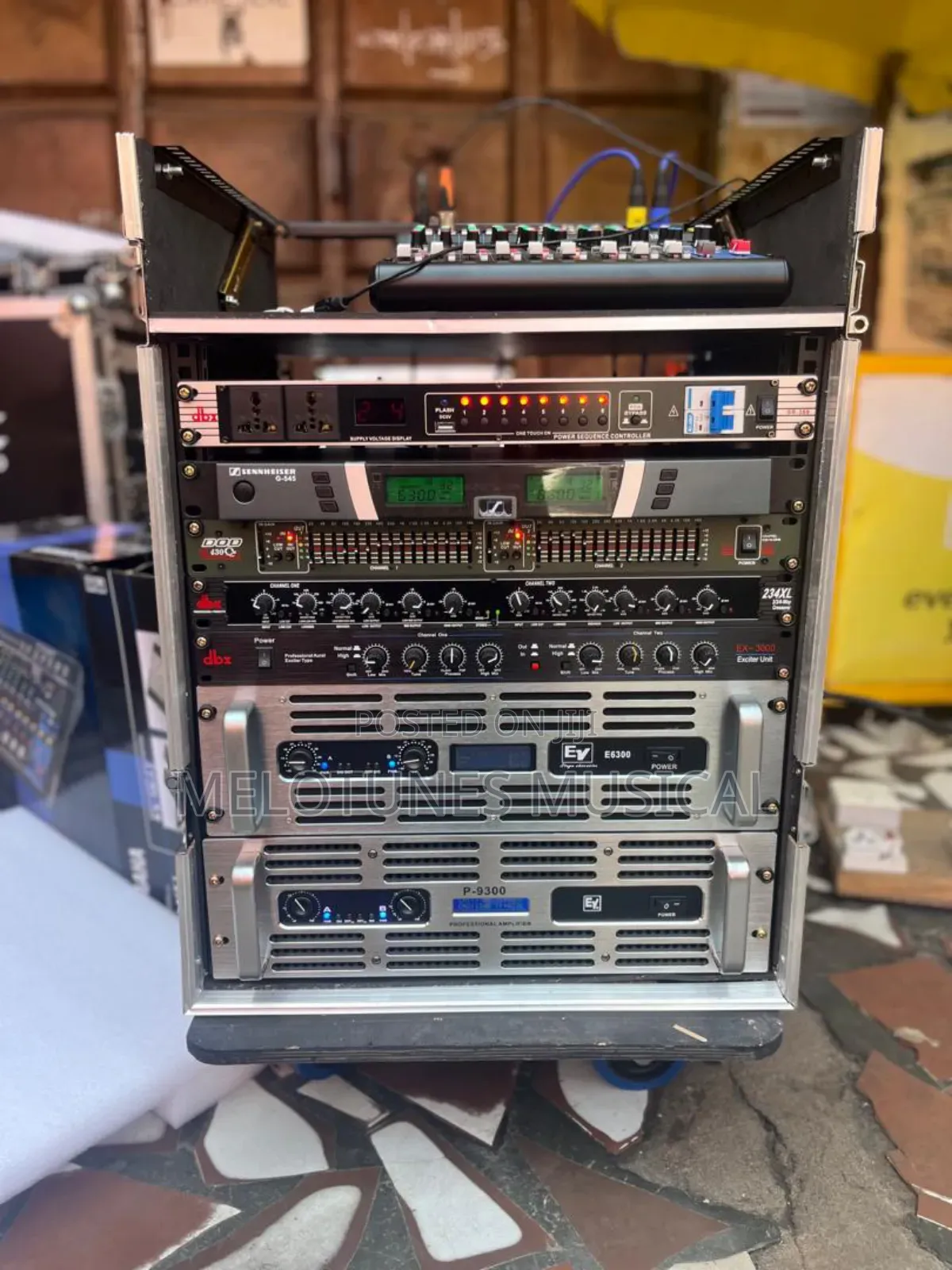 Full Speaker Set and Amplifier Rack Set