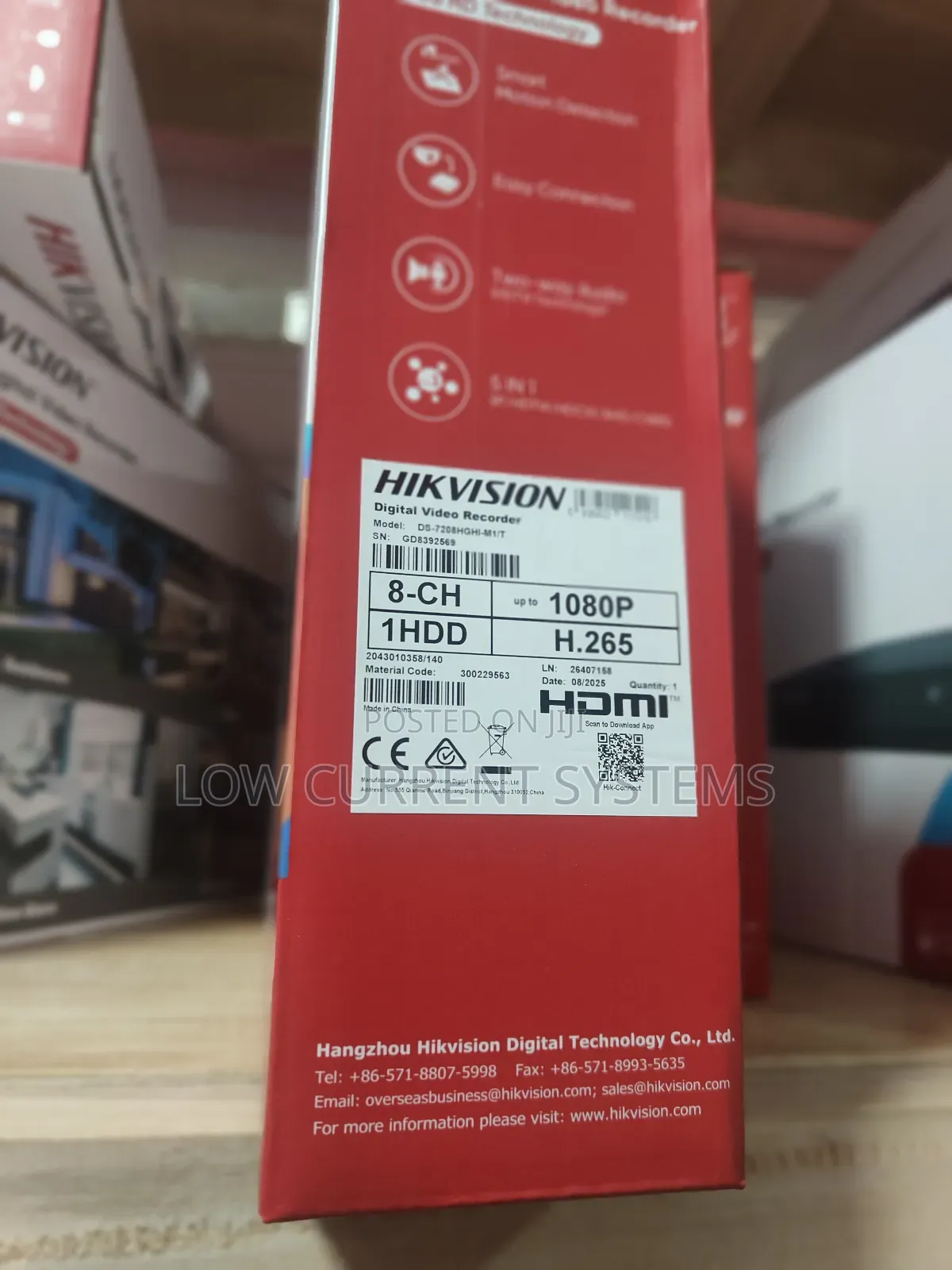 Hikvision Dvr 8 Channel 2mp 1080p Two Ways Audio