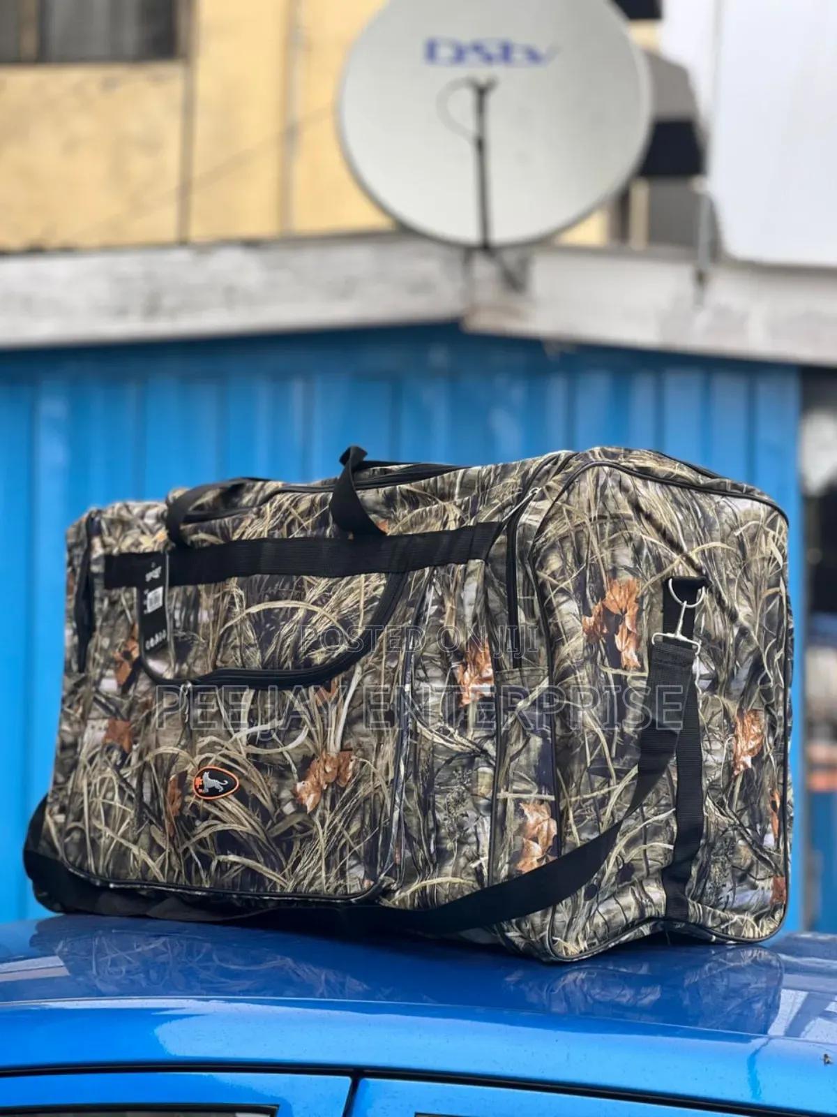 Large Camo Duffle Bag