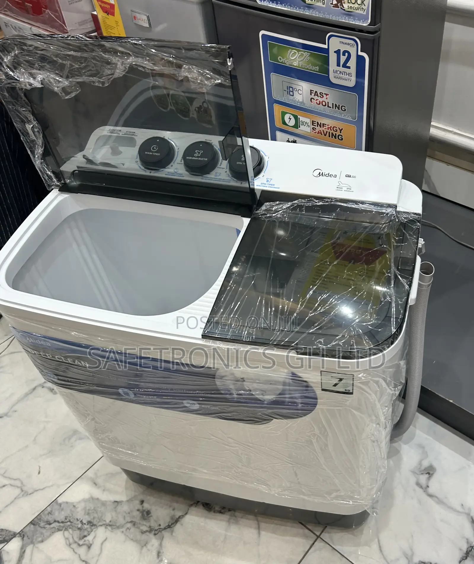 Buy Massive White Midea 7kg Topload Semiautomatic Washer