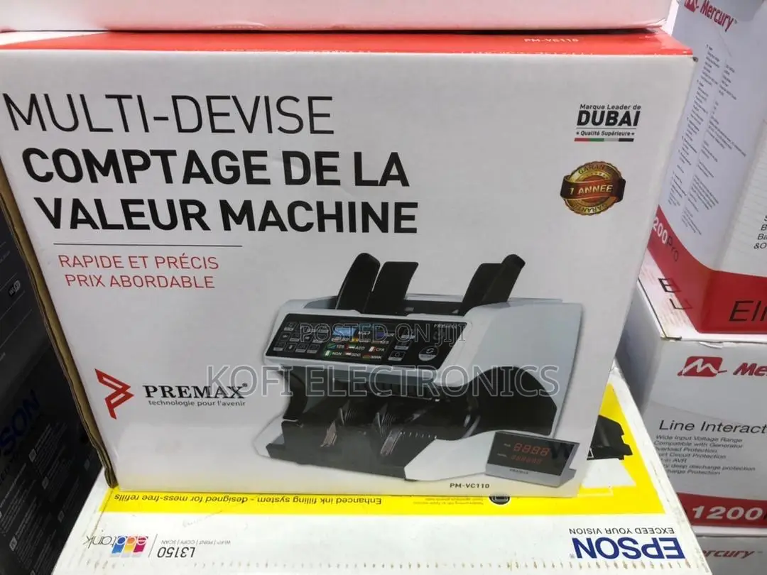 Premax Pm-Vc110t Modern Money Counter High-Performance