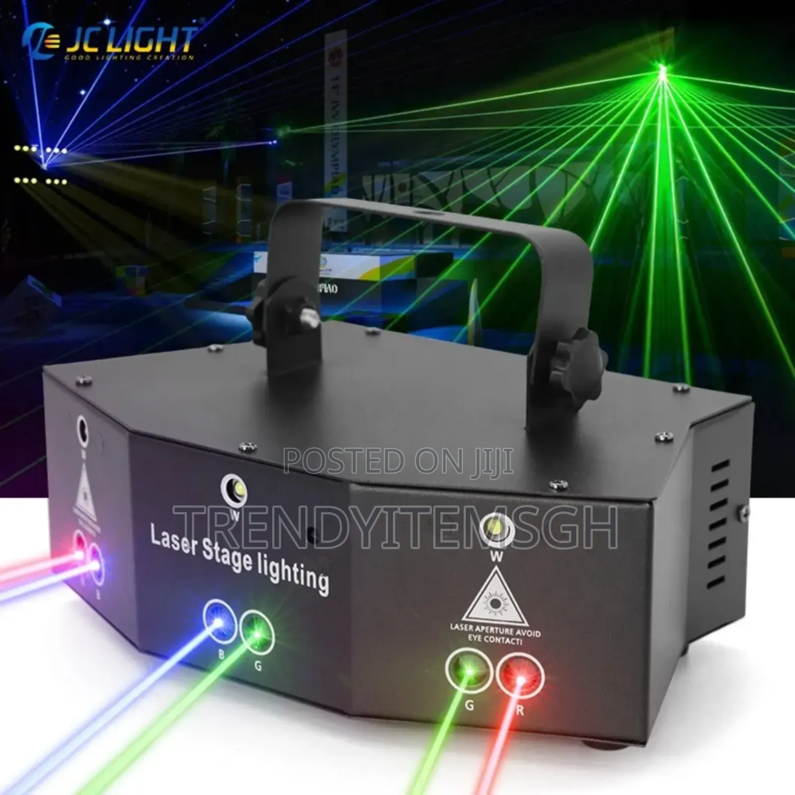 9 Eye Laser Projector Light Strobe Disco Party Light