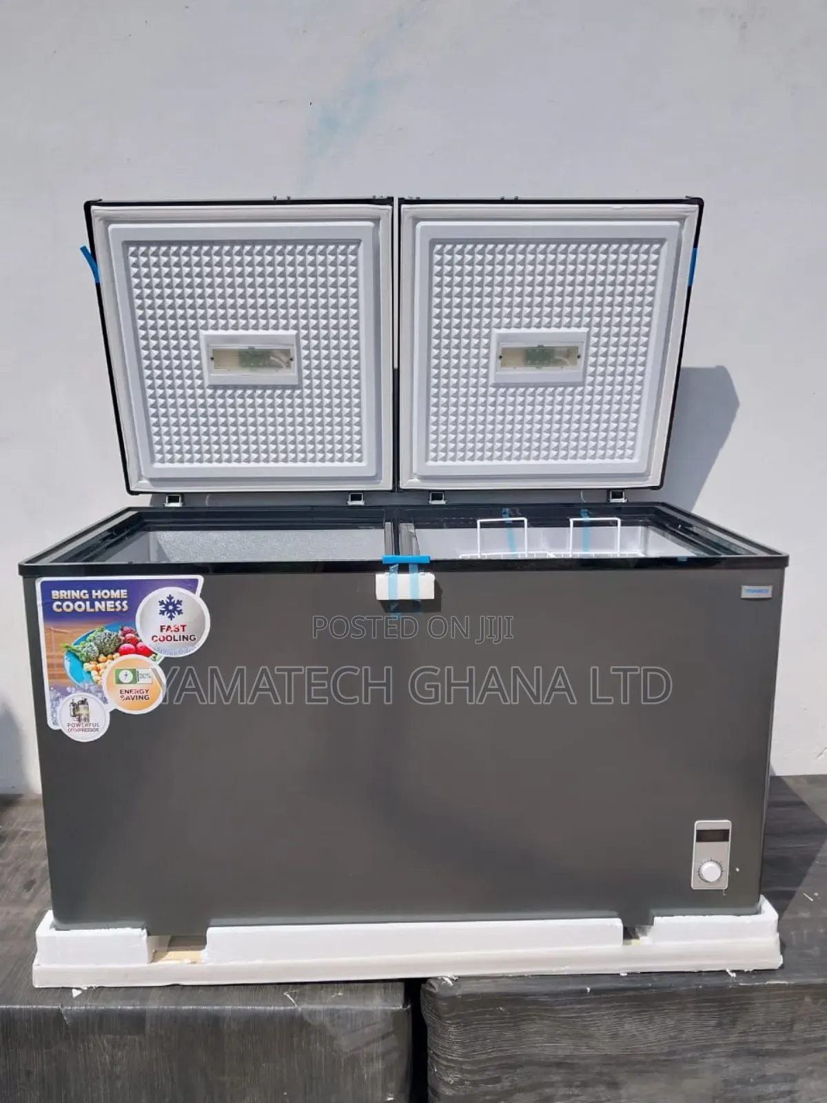 Nasco 425 Litre Double Door Chest Freezer