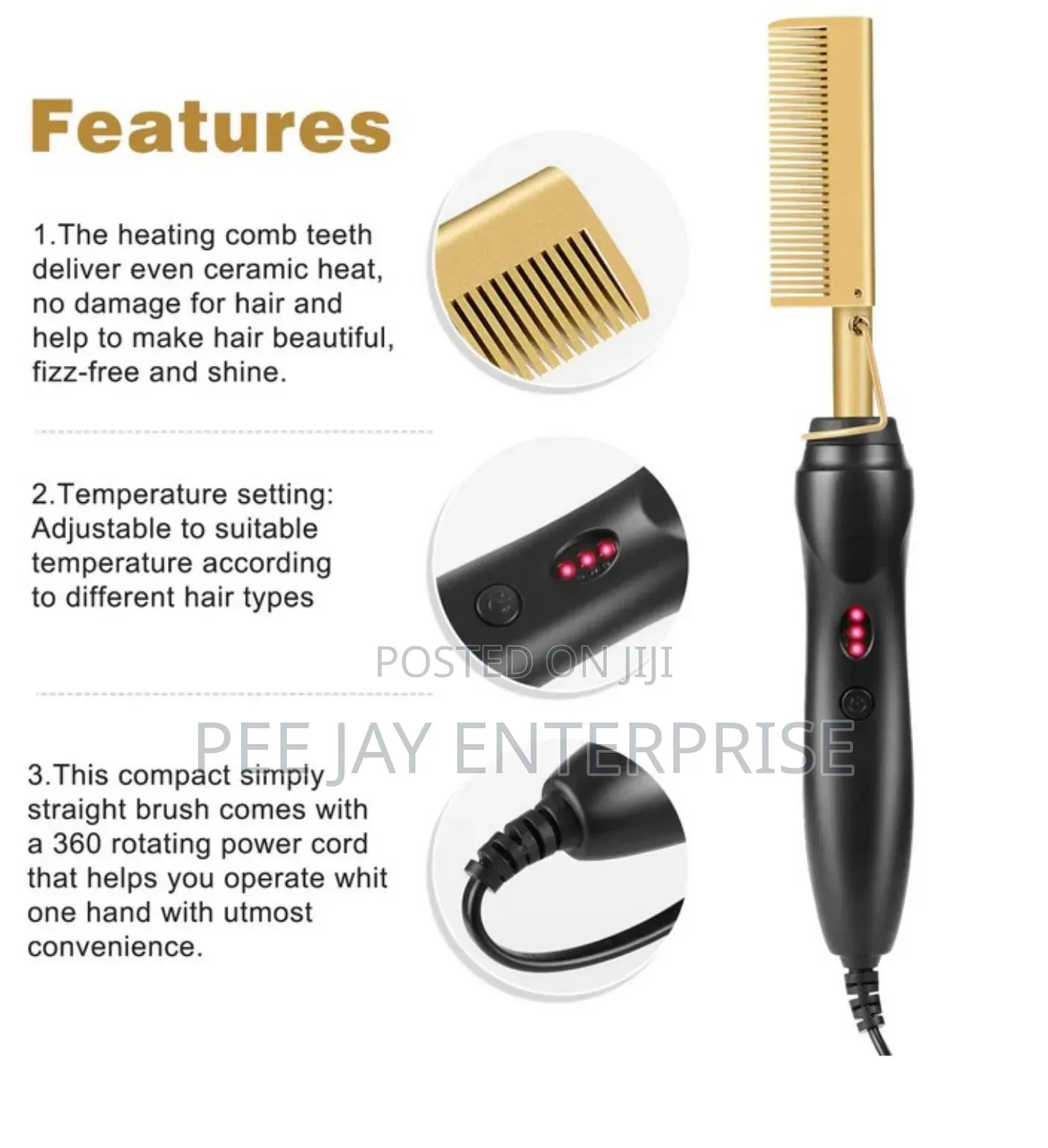 Electric Hot Comb Machine