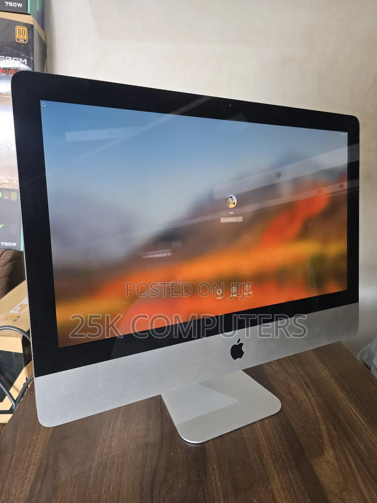 Desktop Computer Apple iMac 8GB Intel Core i3 SSD 250GB