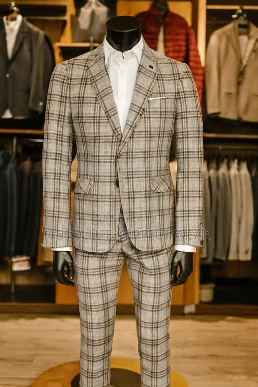 Original Striped Suit for Men Available