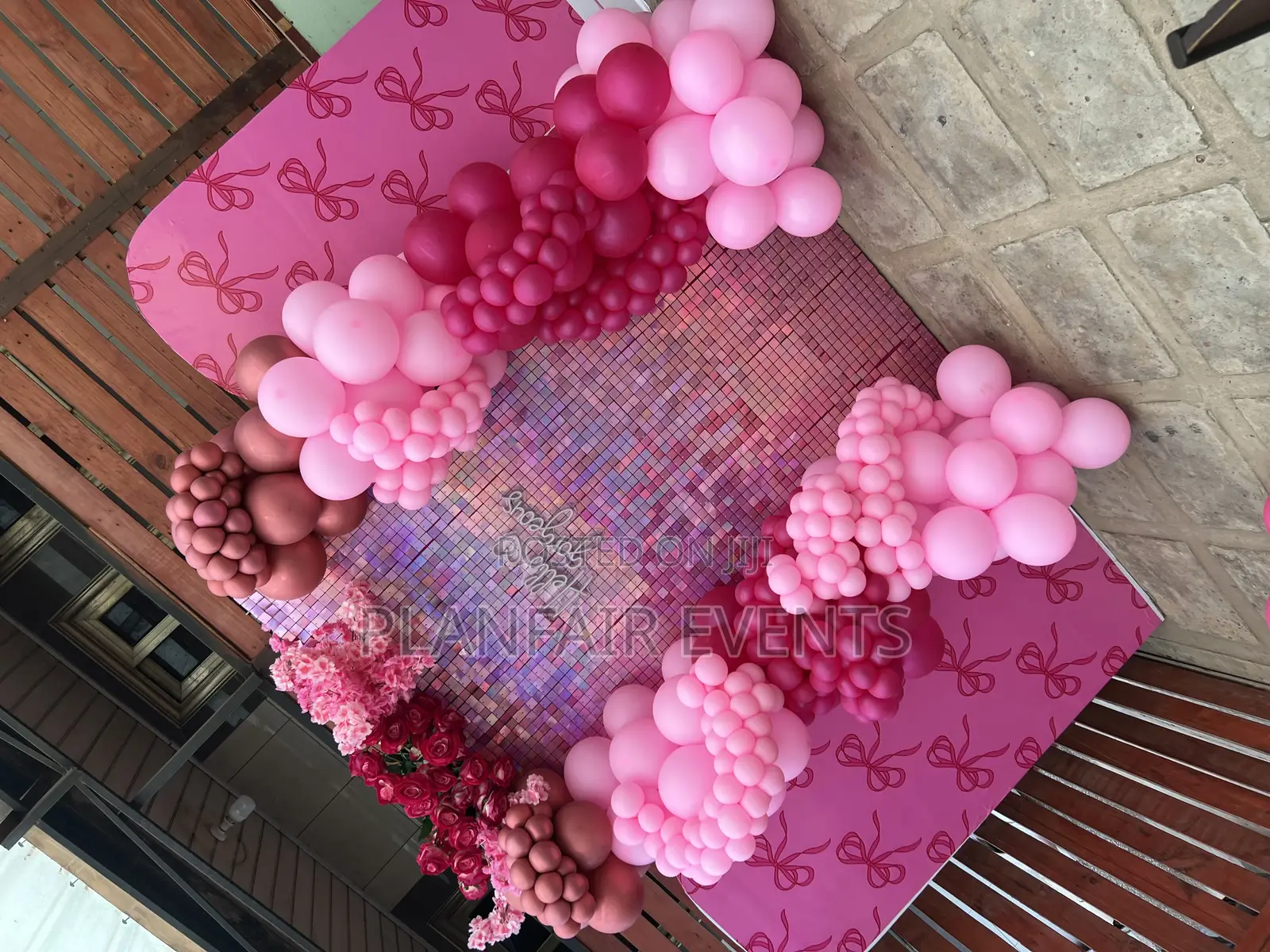 Ballon Backdrop for Suitable for Birthday,Bridal Shower,Events