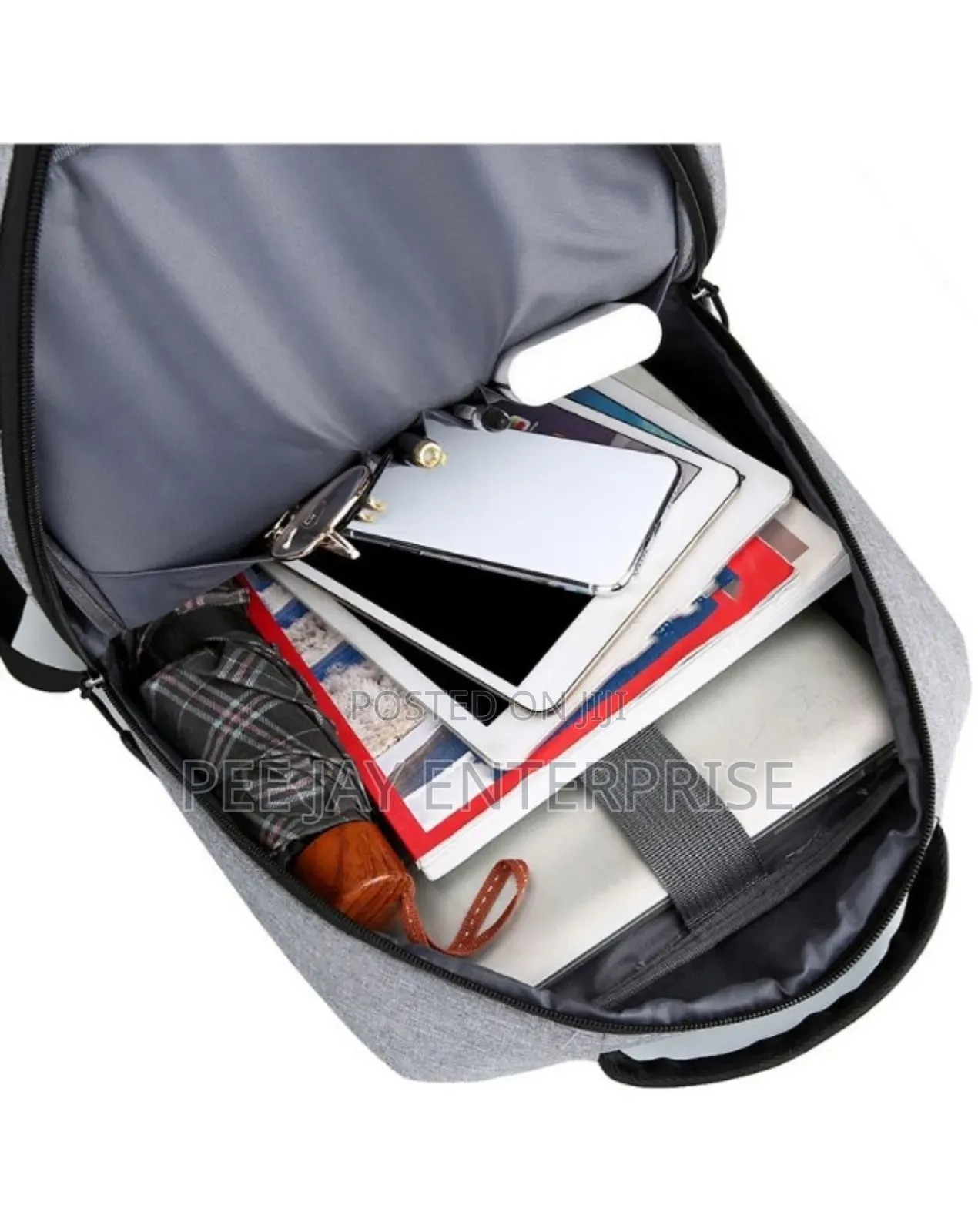 3 in 1 Grey Multifunctional Laptop Travel Backpack