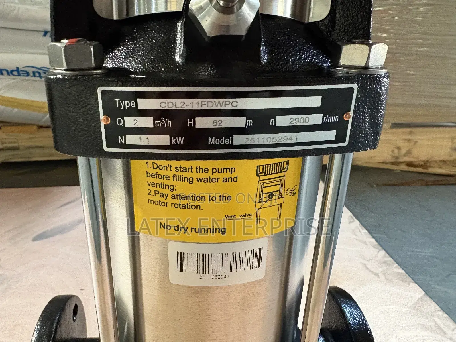 Pressure Pump Single Phase -3hp
