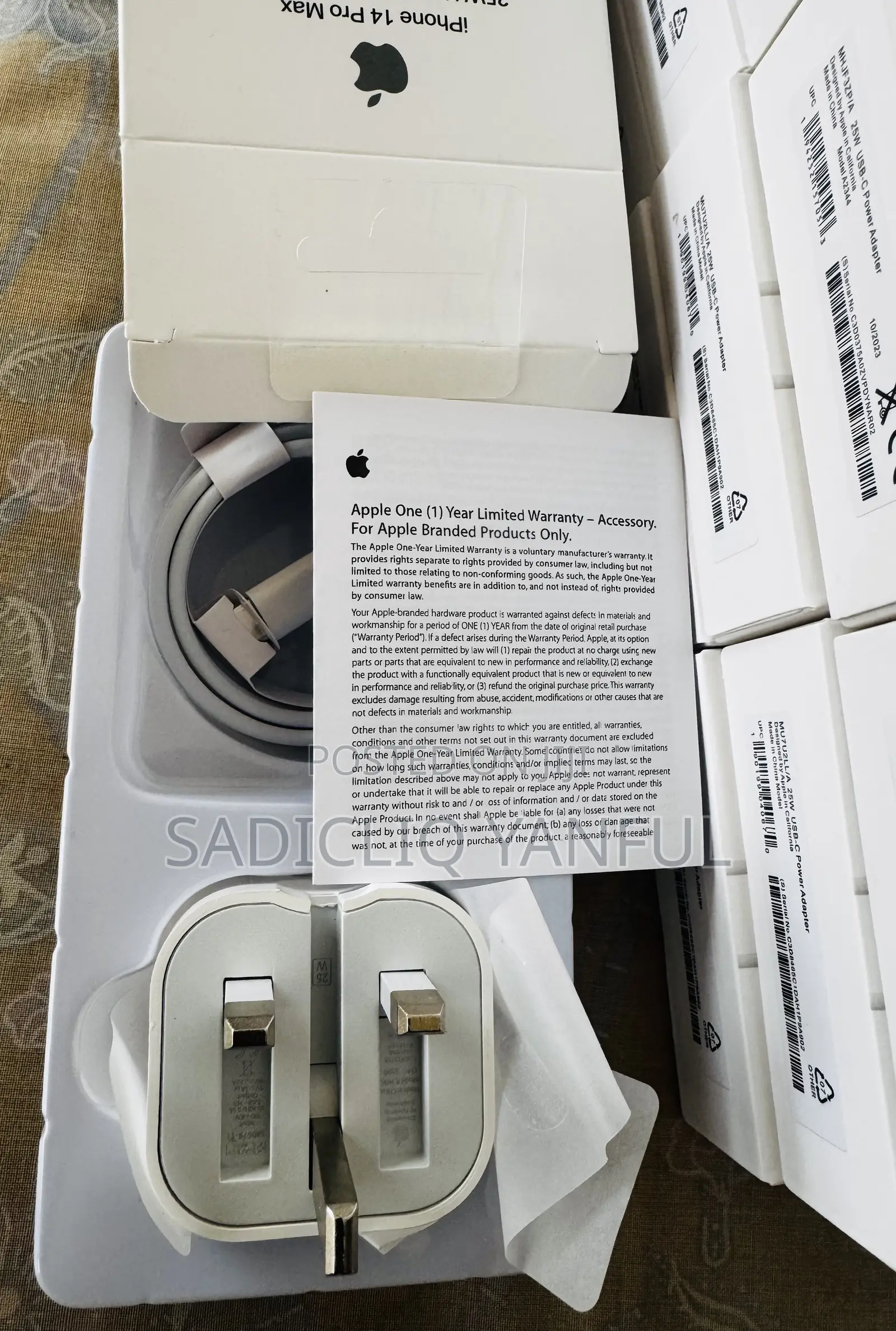 Original iPhone Charger - 3pins