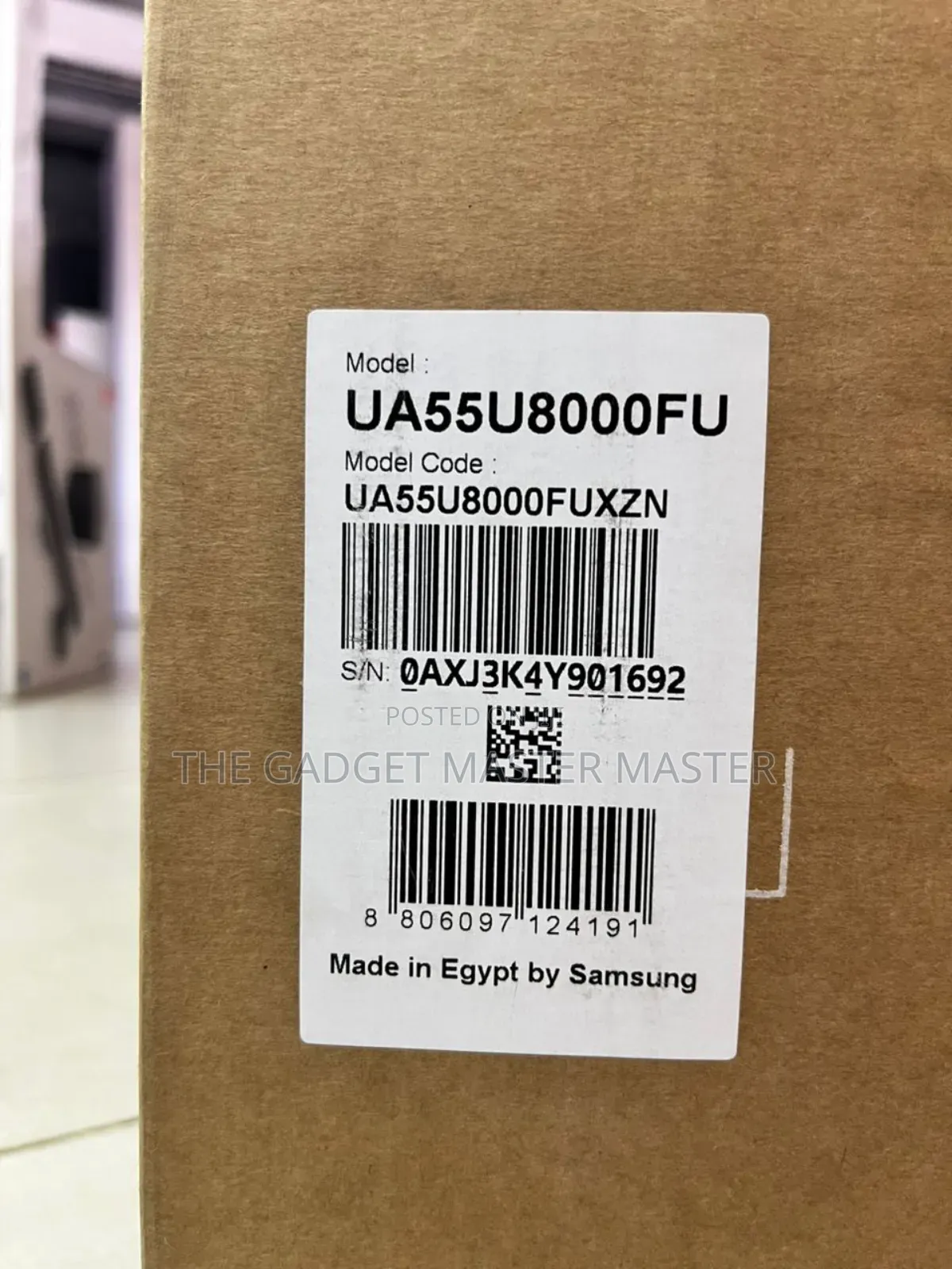 Samsung U8000f 55" HDR Smart Led Tv