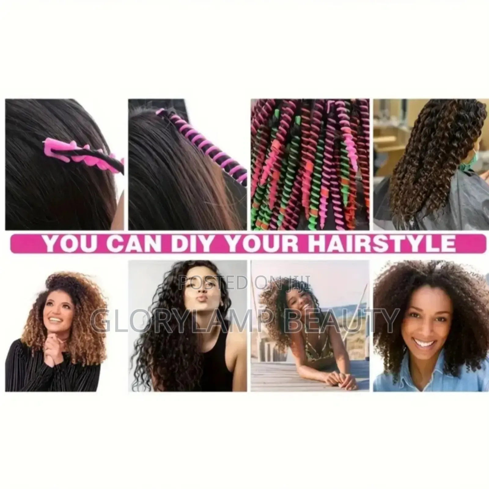 Spiral Hair Perm Rods – Easy Curl Styling Rollers 12pcs Mixed Colors