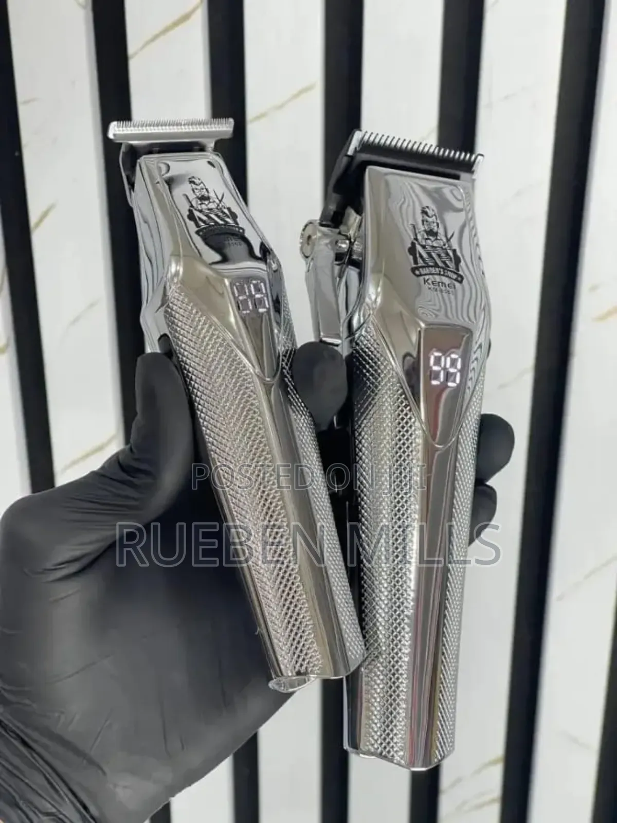 Double Combo Kemei Km 8565 Barbering Machine Plus Beard Trimmer 2 in 1