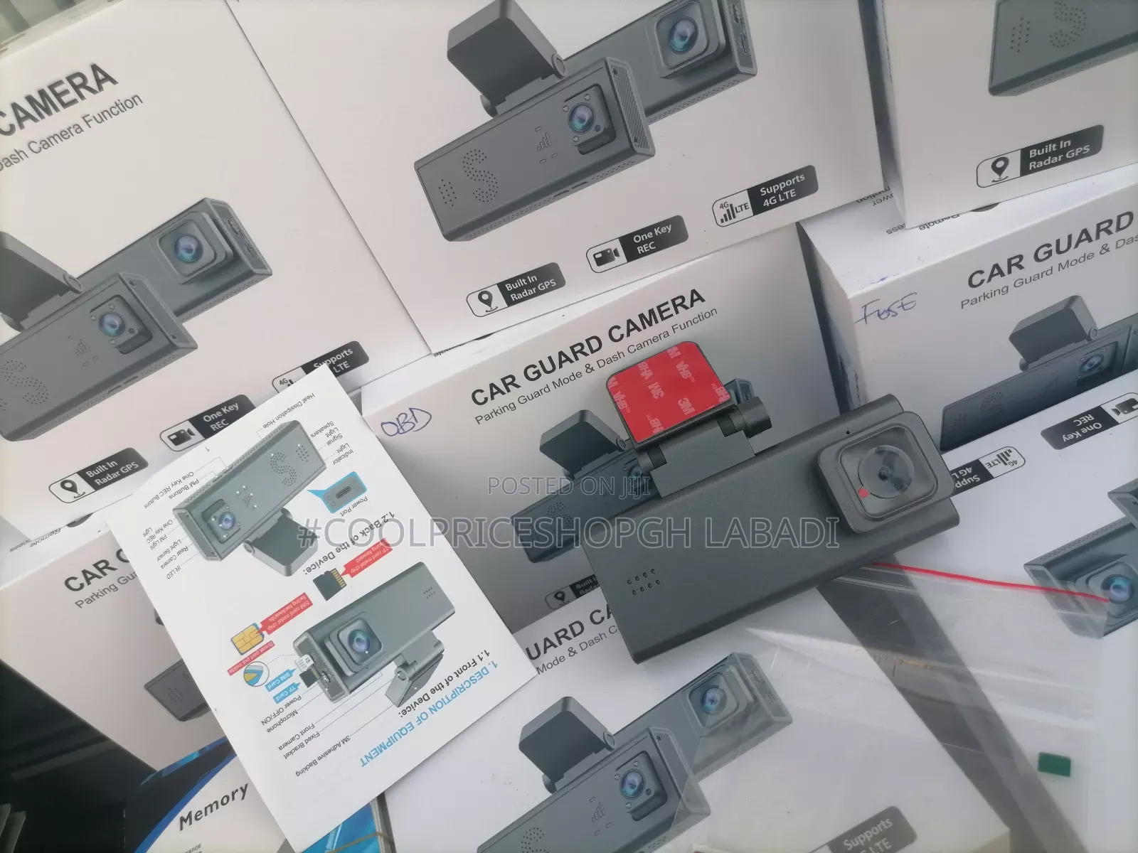 4g Dual Lens Car Guard Camera