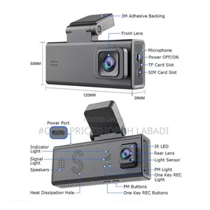 4g Dual Lens Car Guard Camera