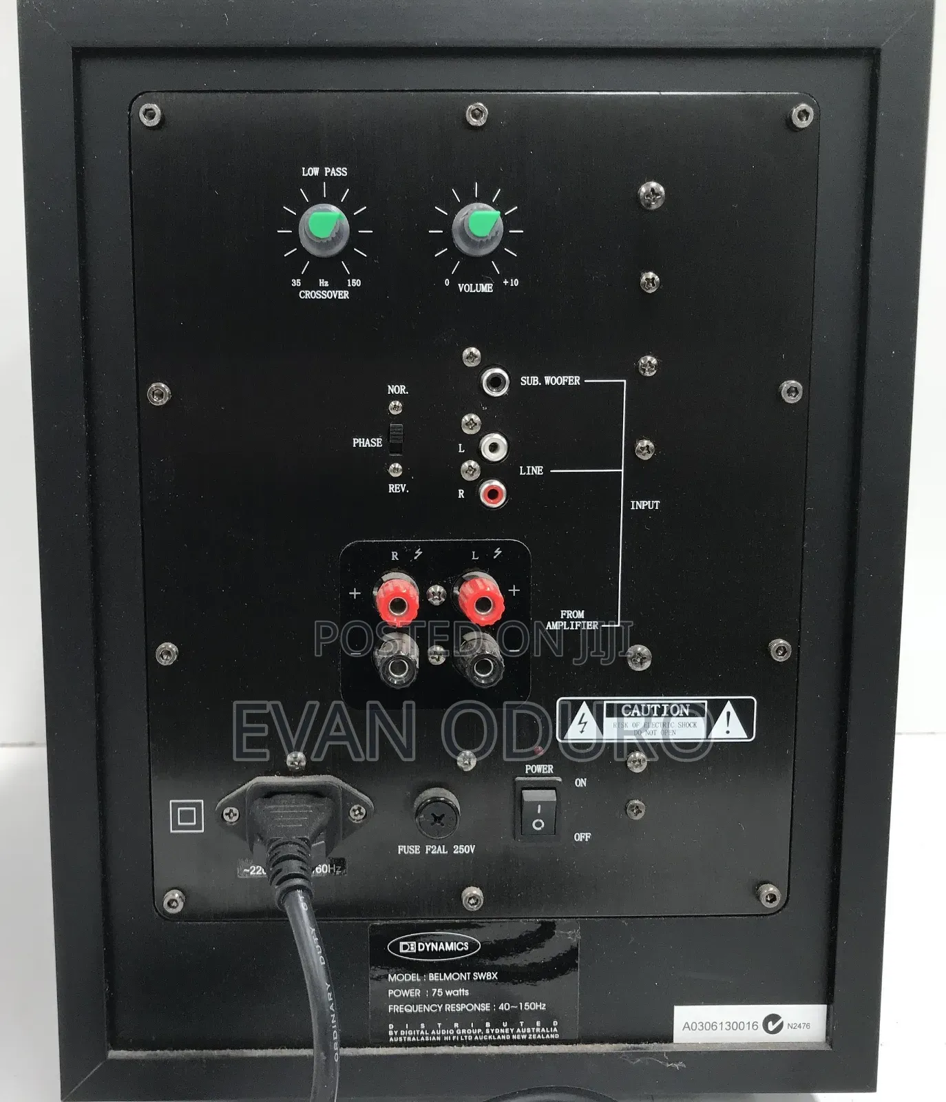 Powerful German Brand Dynamics Active Power Subwoofer -Made in Germany