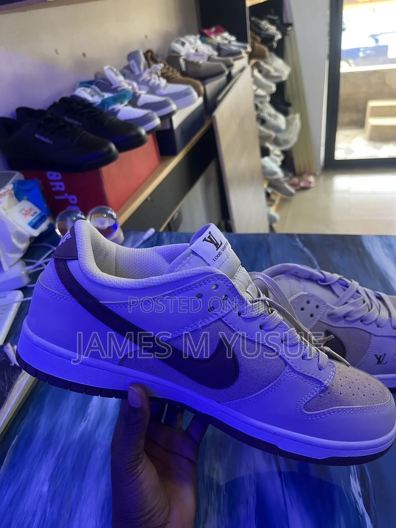 Original Louis Vuitton Nike Sneakers