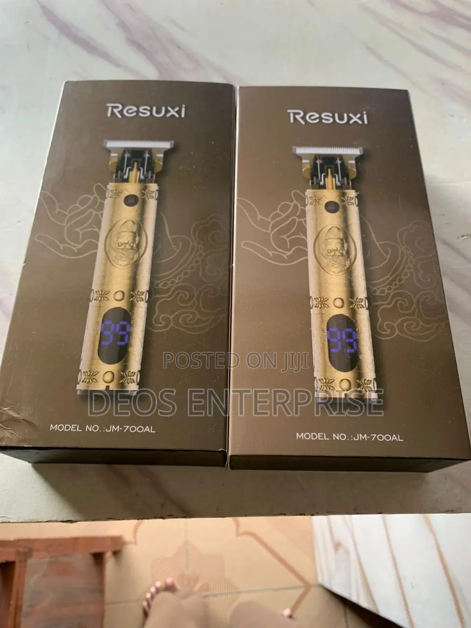 Rechargeable Gold Resuxi Hair Clipper