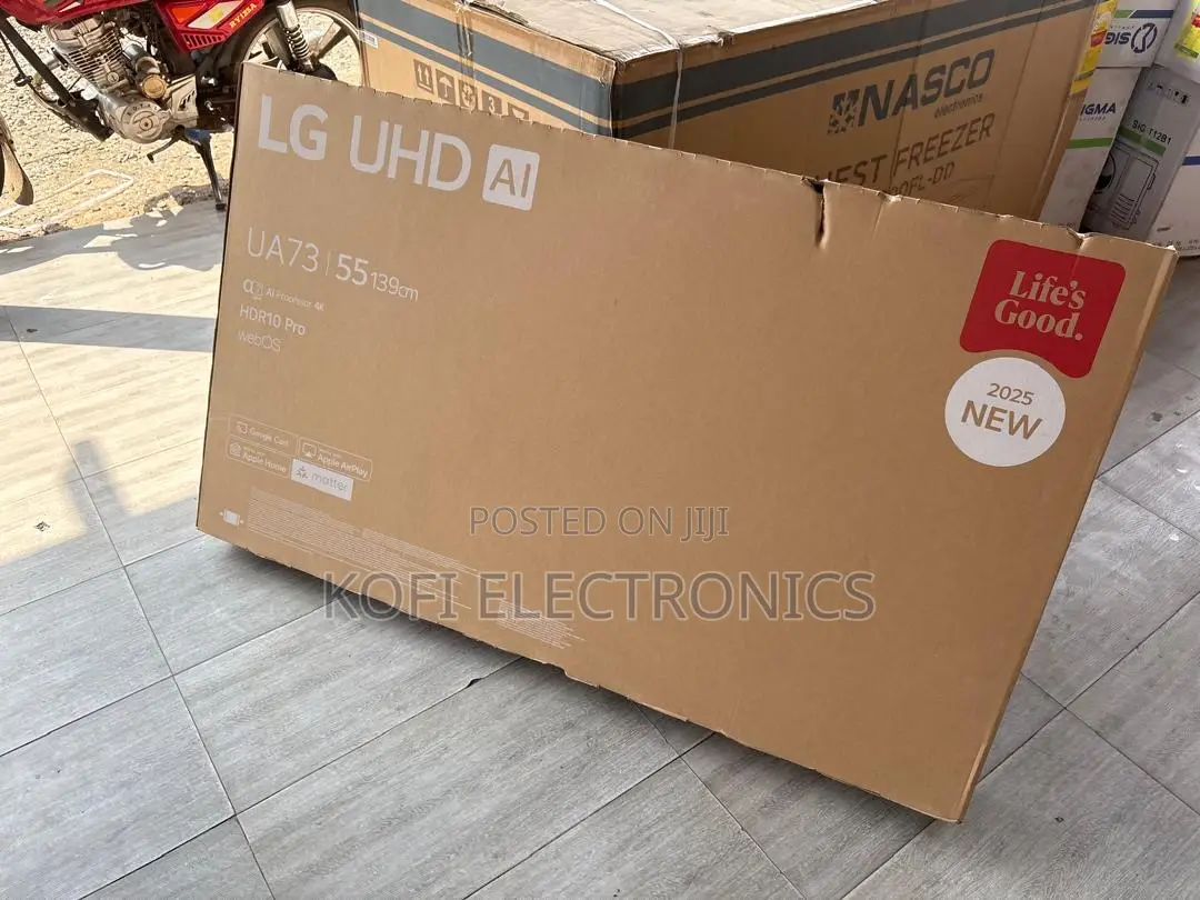 Sleek Lg 55” Ua73 Uhd Television Intelligent, Vivid Modern