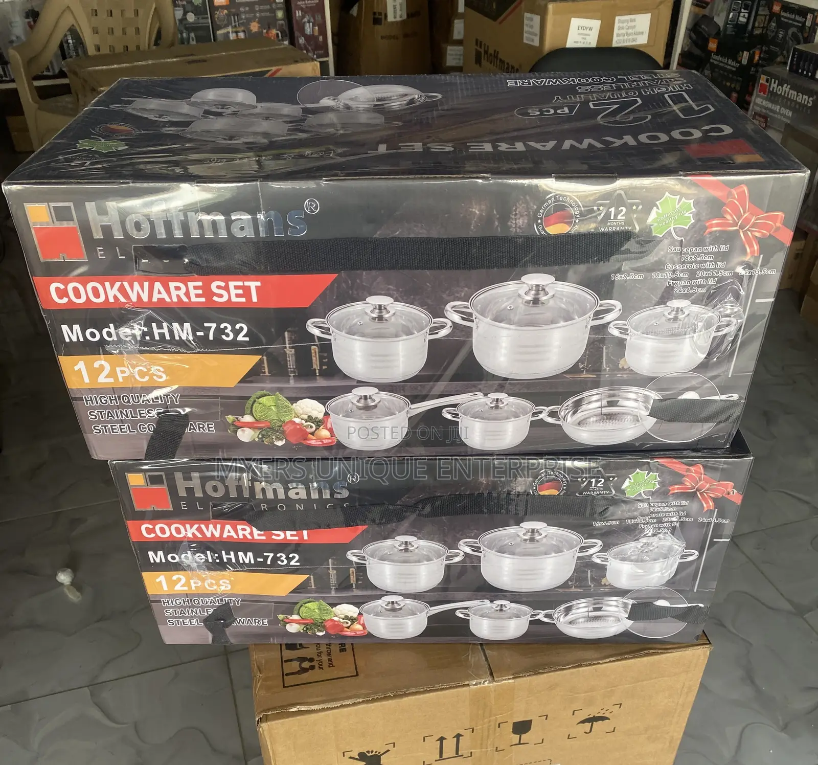 Stylish Hoffmans 12pcs Cookware