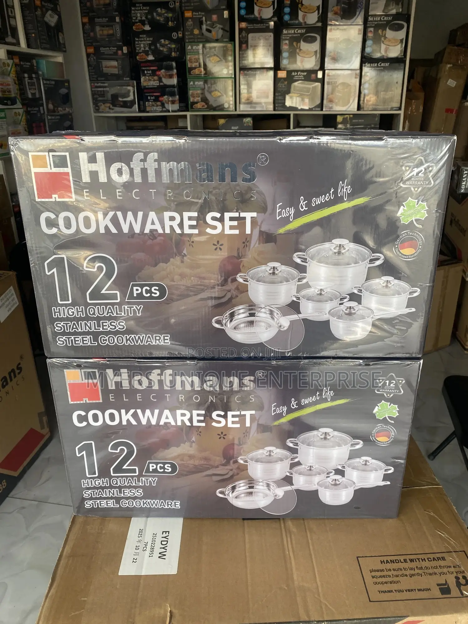 Hoffmans Cookware Set With Saucepan Lid