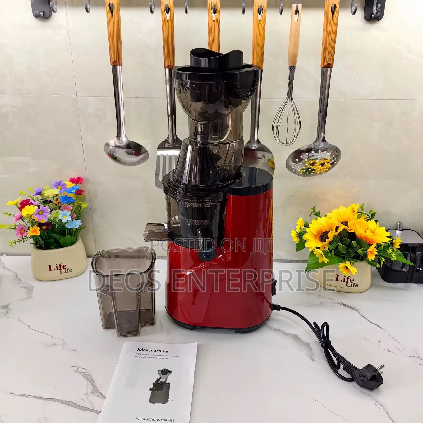Sokany Whole Slow Juicer: Fresh Juice, Easy Clean