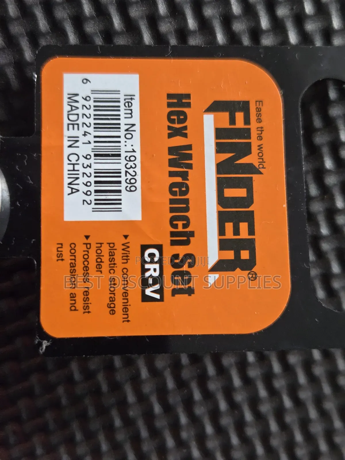 Finder Hex Wrench Set Cr-V