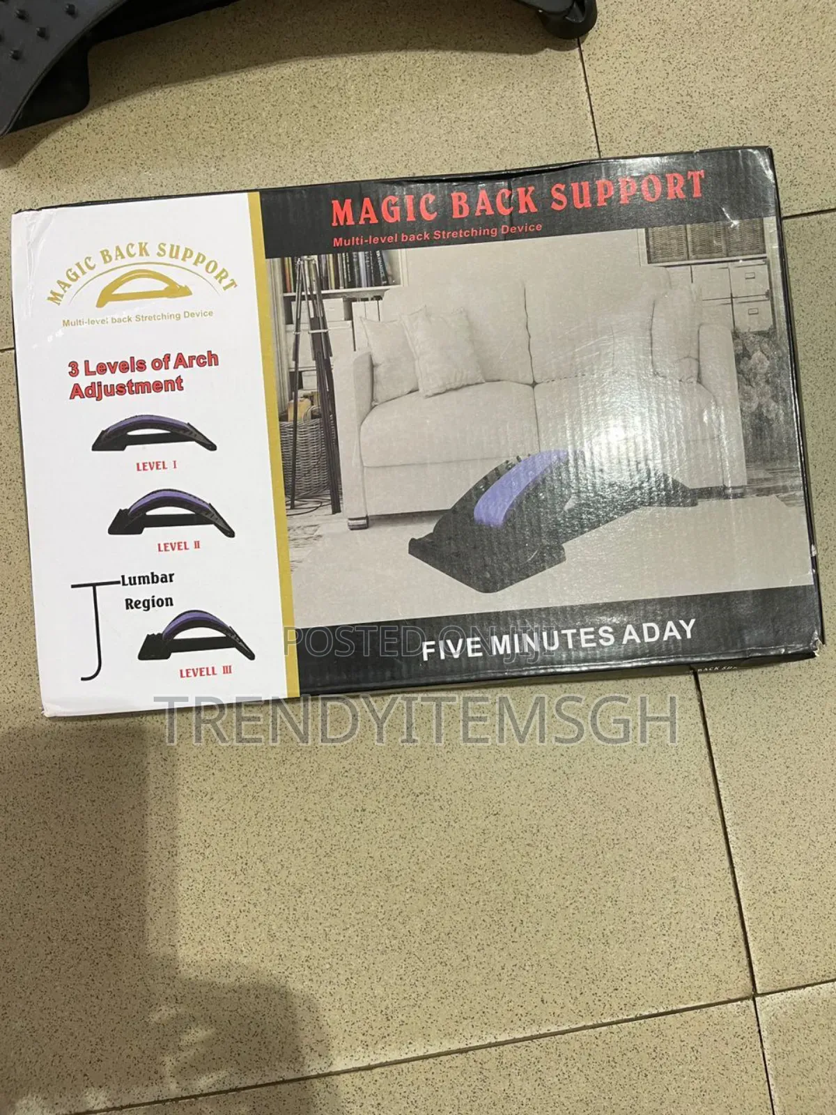 Back Waist Stretcher Massager Board Device