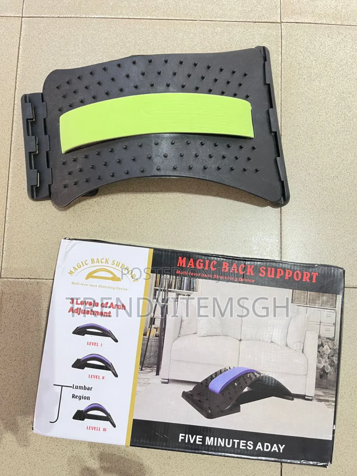 Back Waist Stretcher Massager Board Device
