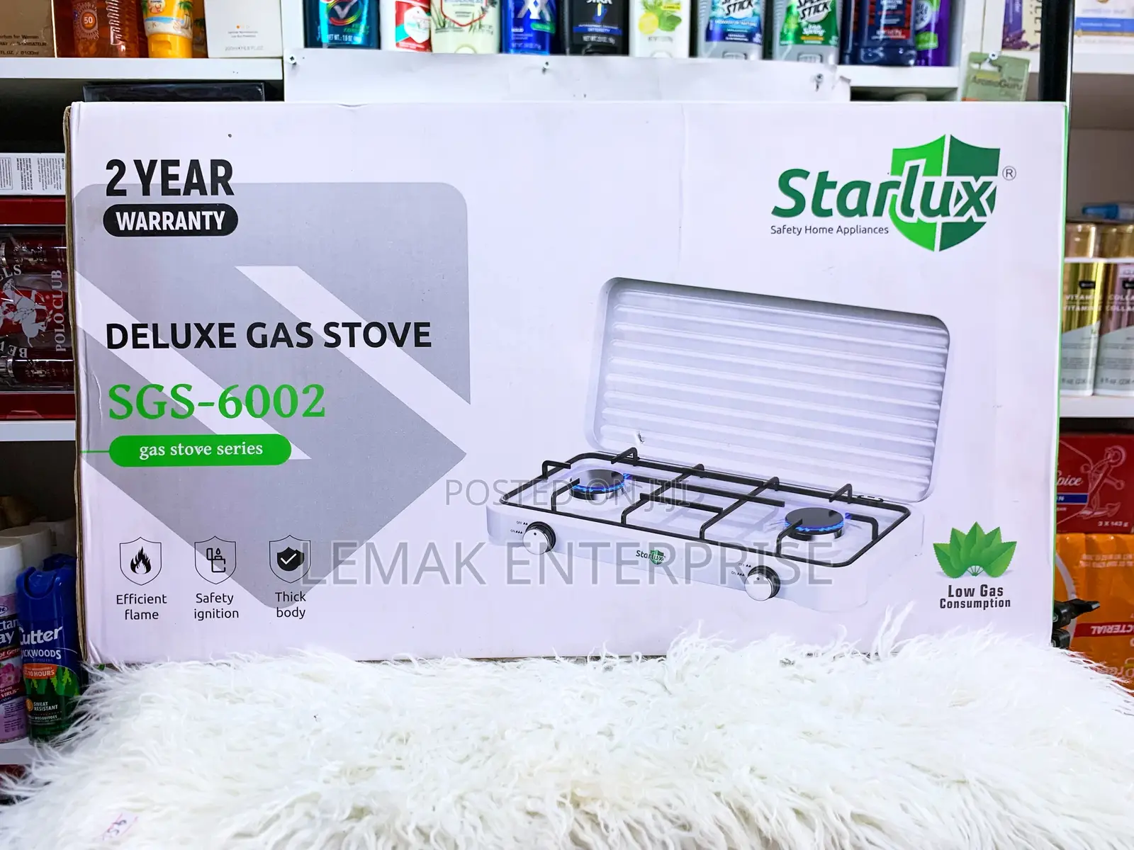 Starlux Deluxe Gas Stove SGD-6002